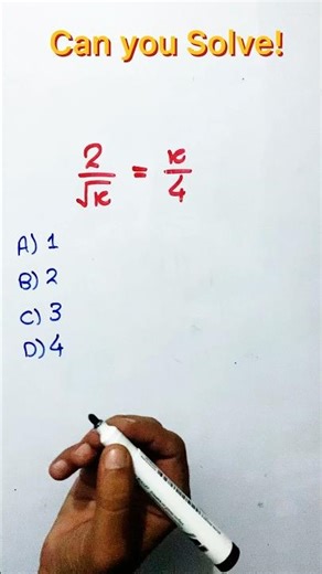 Algebraic Square Root Math Question #shorts #maths #algebra