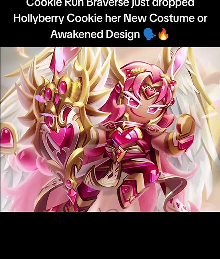 Hollyberry Cookie's New Costume in Cookie Run Braverse!