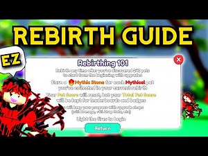The *GUIDE* For Collect All Pets Rebirth Cave!