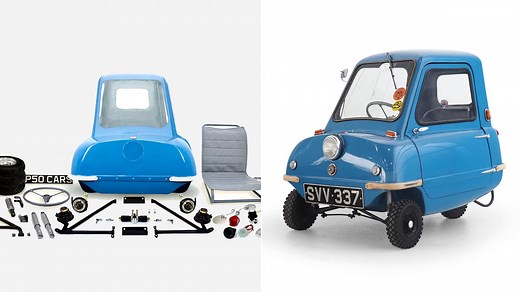 Peel P50 : la plus petite voiture du monde livrée en kit à monter soi-même