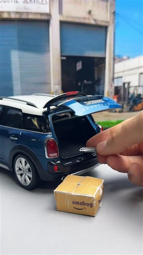 WhereWeWere on Instagram: "Mini Countryman Model Car & Tiny Cargo Unboxing #car #unboxing #diecastcars"
