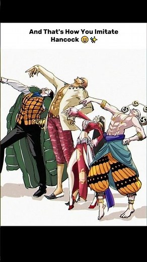 The extreme Boa Hancock pose is spreading! 💀😭