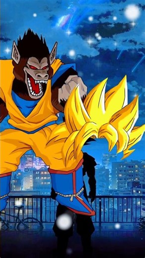 Dragon Ball Goku Oozaru in Different Forms #goku #dragoball#shorts