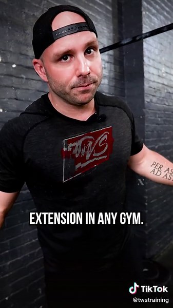 This is a simple way to make a low back extension machine in your home gym set up! Give it a shot and let me know in the comments. #lowback #posteriorchain #gluteworkout