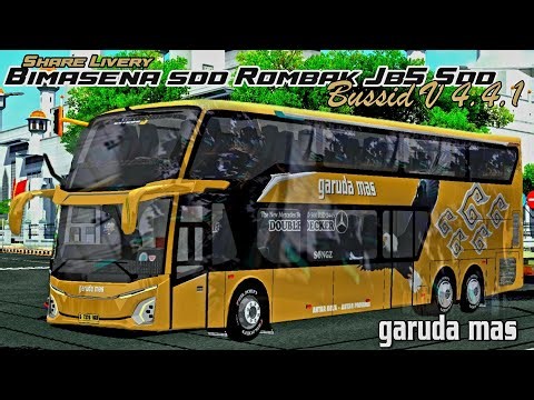 SHARE LIVERY GARUDA MAS MERCEDES BENZ JB5 SDD BUSSID V4.4.1