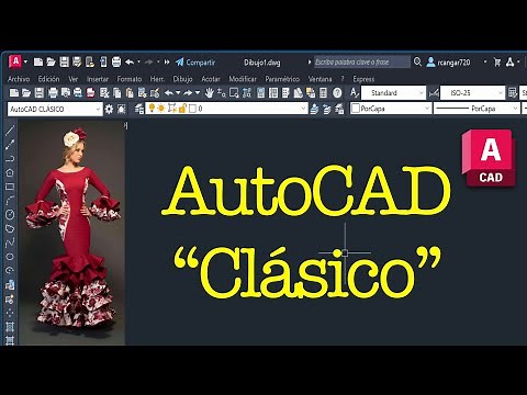 2.- Classic Interface in AutoCAD 2025 (or any other version you have)