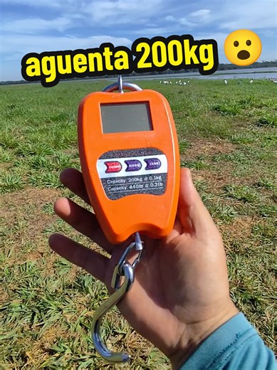 Balança digital 200kg para pescaria — suporta 200 kg