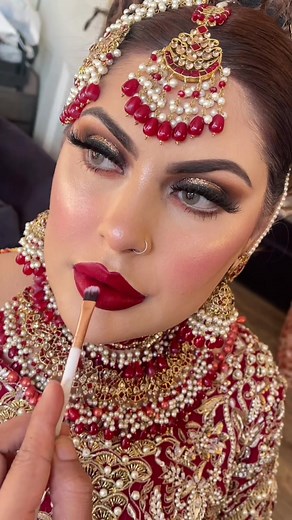 Gorgeous Bridal Makeup Transformation by Afsha