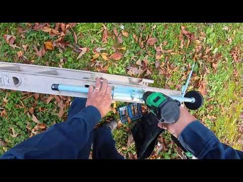 Quick unboxing, installation, and testing of the ladder leveler w/ Rubber Feet 20" $37.00@Amazon