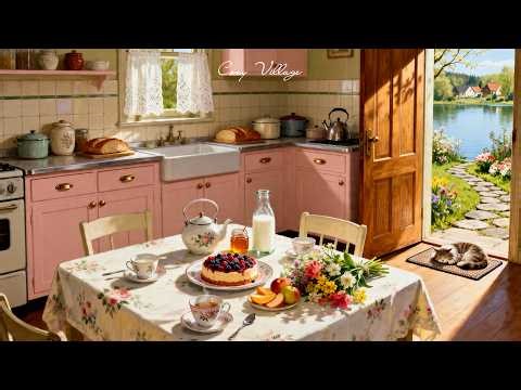 Cozy Morning Cottage 1950s☀️Relaxing Jazz Oldies from Another Room | Peaceful Breakfast Vibes