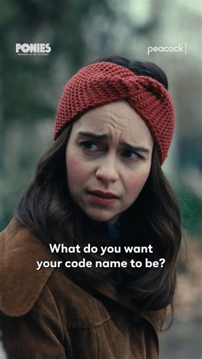 Peacock on Instagram: "Pet names 🙅‍♀️ code names 🙂‍↕️ #PONIES is streaming on Peacock."