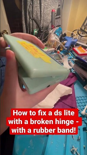 Fix your ds lite with broken hinge simple, easy & cheap!!!