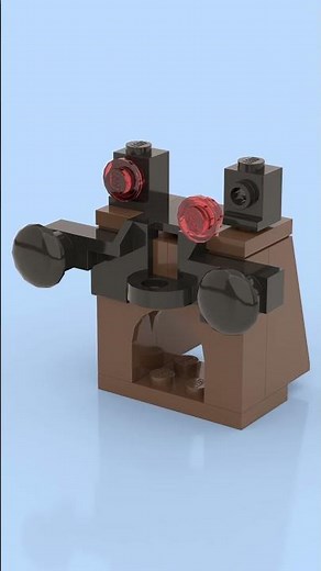 LEGO Mini Train Buffer 🚆🧱 Perfect Ending for Your LEGO Tracks! #legoshorts #legomoc #legoanimation