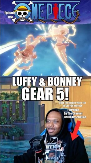 LUFFY & BONNEY GEAR 5! #Shorts #ONEPIECE #onepiecereaction
