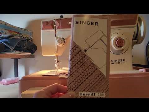 Singer Merritt 2404. Come see my new sewing machine 😀🧵🪡