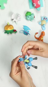 Pokemon Battle Ready! Toy Figure Set, 8 Pieces - 2" & 3" Charmander, Bulbasaur, Squirtle, Lucario, Alolan Vulpix & More - Gift for Kids, Boys, Girls - 4+