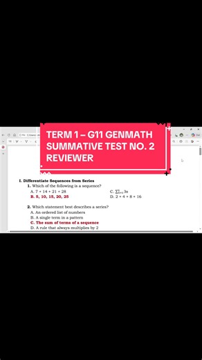 G11 GenMath Summative Test No. 2 Reviewer (Term 1)