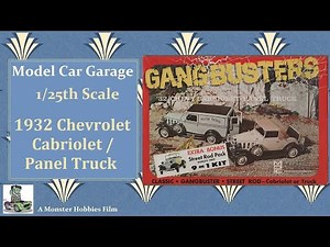 Unboxing The MPC Gangbusters 1932 Chevrolet Cabriolet / Panel Truck A Model Car Kit