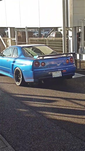 GTR R34、【MEGA SHOW –NightReception–2026】搬入、船橋競馬場立体駐車場
