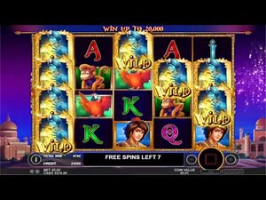 BIG WIN On 3 Genie Wishes Slot Machine