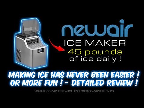 AWESOME Newair Ice Maker Review - THE MOST FUN You Will Have Making Ice Cubes !!