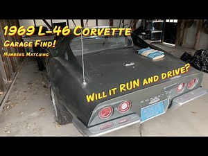 WILL it RUN and DRIVE? 1969 L-46 4-Speed Corvette Garage Find! All ORIGINAL! NUMBERS MATCHING!