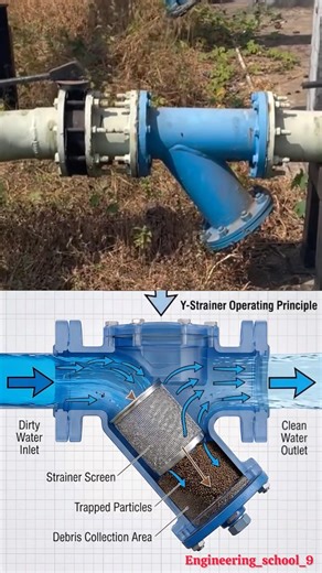 Use of Y Strainer in Pipeline | Working & Benefits Explained | Y Strainer Explained in 30 Seconds 🔥