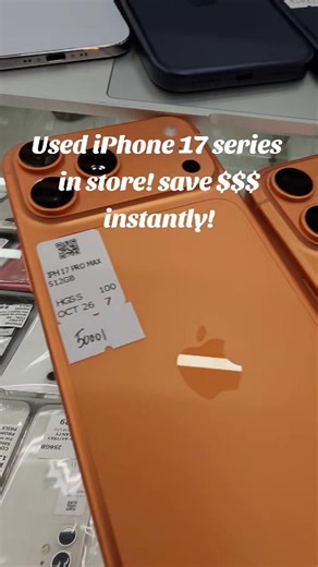 Some used iphone 17 series available in store. Save $$$$ instantly | GW Mobile - Buy Sell Repair Singapore | Facebook