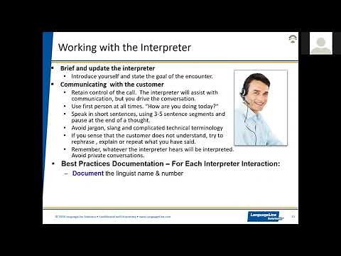 Language Line Training Video