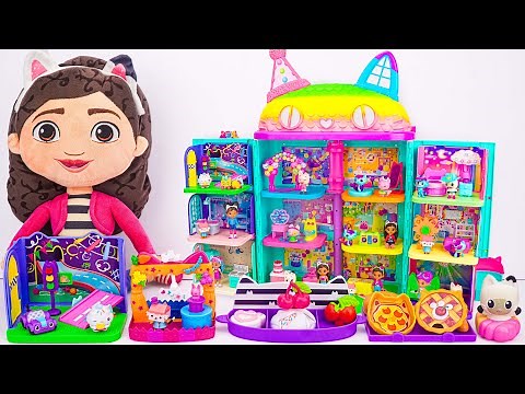 GABBY’S DOLLHOUSE Collection Unboxing | Celebration Dollhouse & Carlita Purr-ific Play Room Set