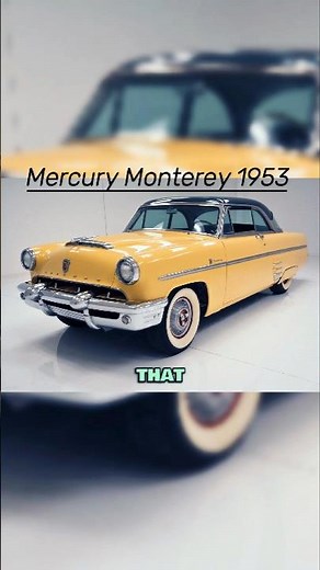🚨 The 1953 Mercury Monterey – The Stylish Cruiser That Defined the ’50s! 🚗✨