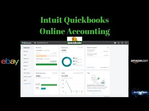 How to Use. Quickbooks Online Accounting. Small business, Ebay Amazon