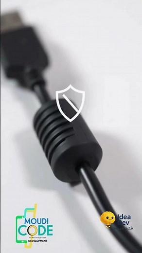 Why Your Charger Has That Bump? 🤯 سر قطعة الفريت (Ferrite Bead)#اكسبلور #اكسبلور #smartphone#ترند