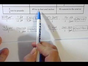 Convert Standard Units of Length and Weight