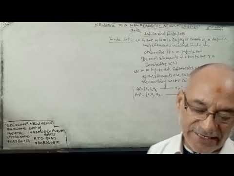 SETS,11th Maths. Finite and Infinite Sets - Definitions with Examples.