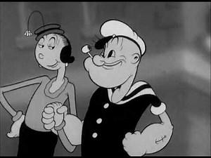 Popeye The Sailor | A Date to Skate (1938) - A Roller Skating Adventure with Olive | Retro Cartoons