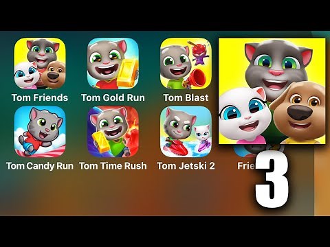 Talking Tom & Friends (Outfit7) Game Review, Gameplay & Walkthrough (iOS / Android) #3