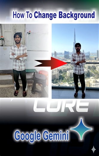 change background and set location area image by Gemini AI ✨ #graphicdesign #gemini #trending #viral