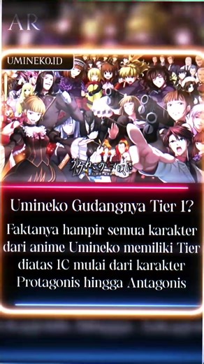 Ranking Karakter Umineko: Tier 1 di VSB