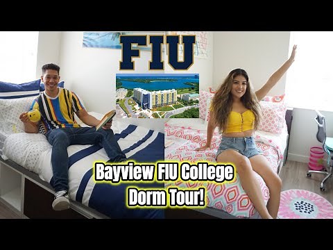 COLLEGE DORM TOUR || BAYVIEW AT FIU (why you should live here)