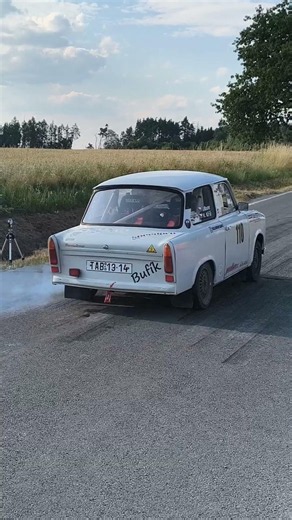 Trabant 601start Rally stars Kramolín 2025 #trabant #rally #motorsport #shorts