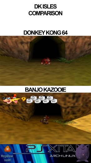 donkey kong 64 x banjo kazooie dk isles comparison #fblifestyle #seohaine #seohainemods #romhack #romhacks | Retro Mods