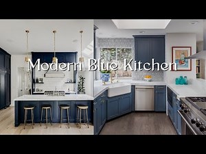 Navy Blue Kitchen Trends: 2025 Inspiration For Modern Homeowners Gray Modern Kitchen Ideas