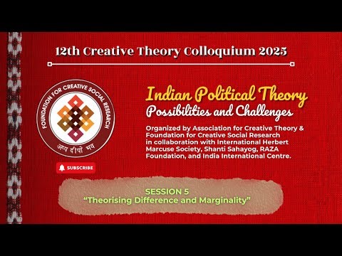 SESSION 5 | Theorising Difference and Marginality | CTC 25