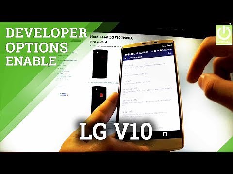 Enable USB Debugging in LG V10 H960A - Developer Options in LG