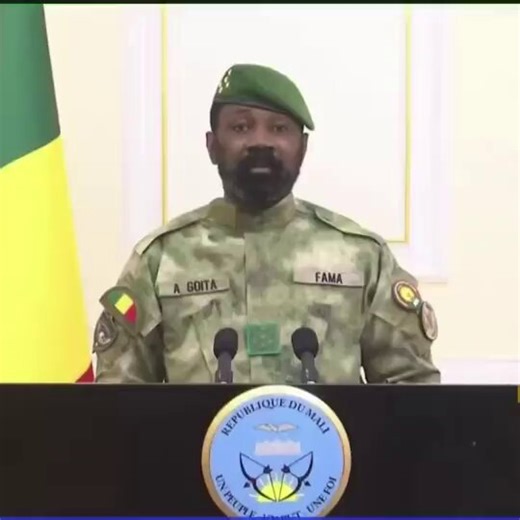 🚨🇲🇱Assimi Goïta : « Les opérations se poursuivront jusqu’à la neutralisation complète des groupes impliqués et le rétablissement durable de la sécurité sur l’ensemble du territoire national. »