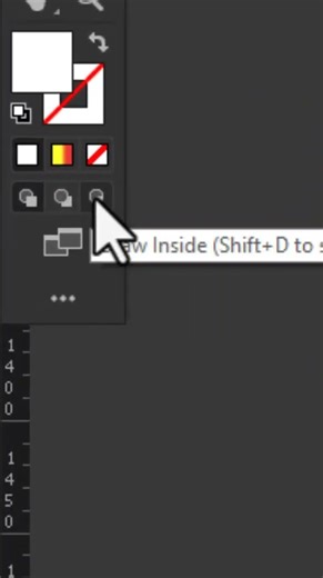How to create a gold frame in Adobe Illustrator #shortvideo #adobeillustrator