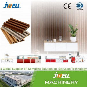 [Hot Item] Jwell Precision PVC Decorative Ceiling Panels, Wall Grille Boards, Lightweight Architectural Ventilation Cladding and Partition Making Machine