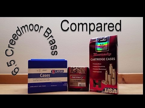 6.5 Creedmoor Brass Comparison