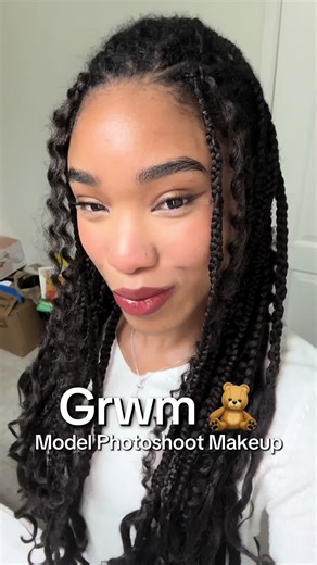 Grwm 🤍 | make up routine #modellife #fyp #grwmroutine #grwm